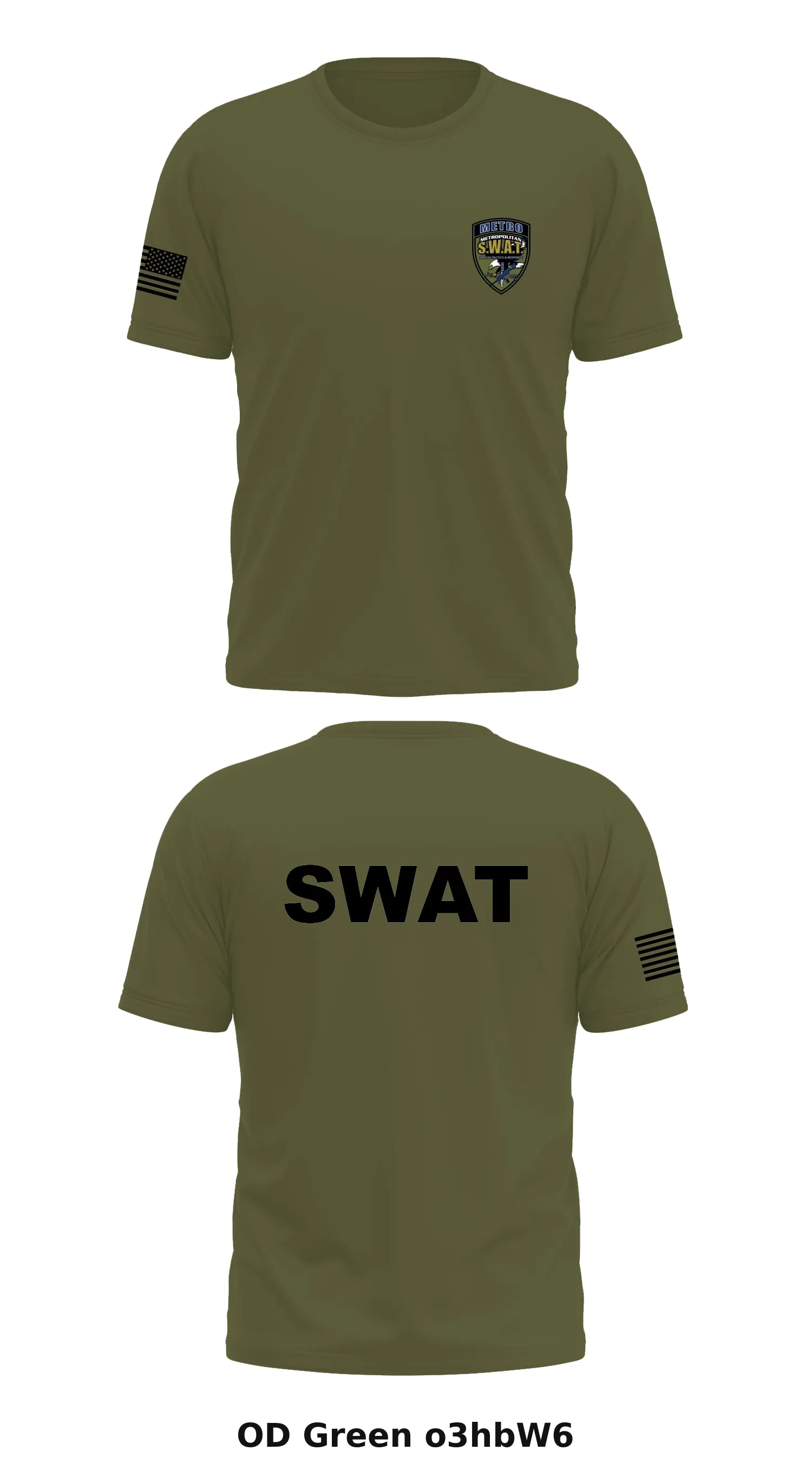 Metro SWAT Store 1 Core Men's SS Performance Tee - o3hbW6