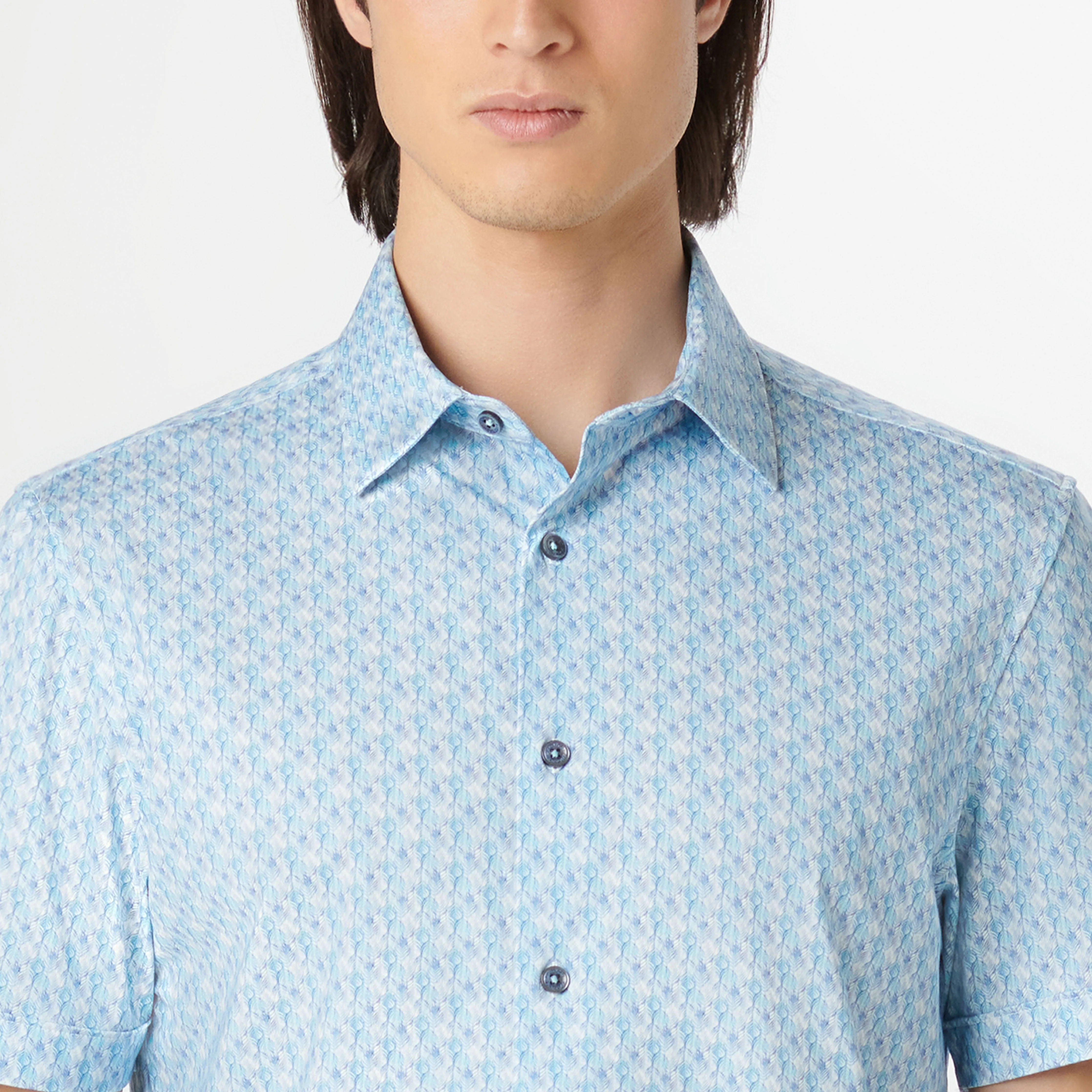 Miles Abstract OoohCotton Short Sleeve Shirt