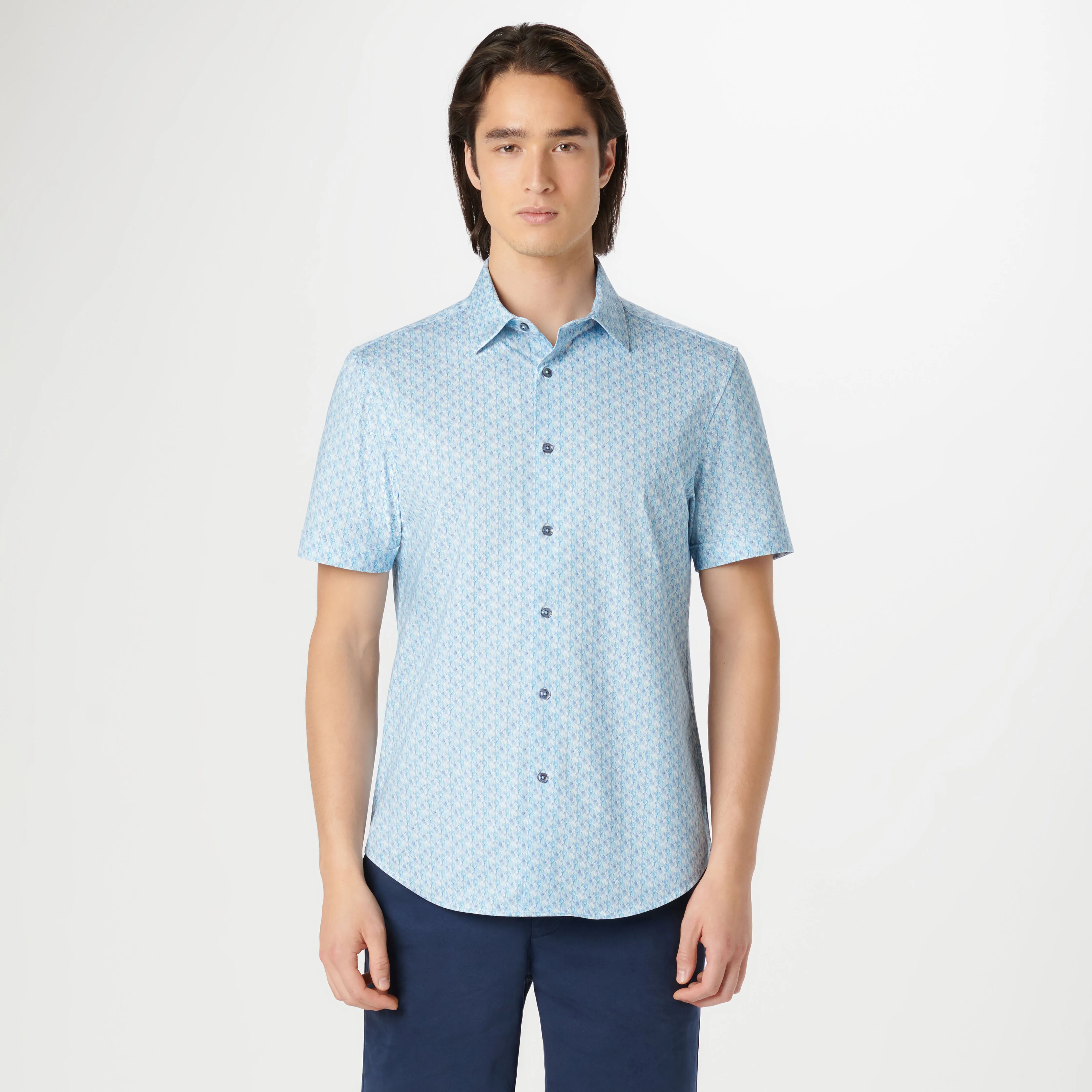 Miles Abstract OoohCotton Short Sleeve Shirt