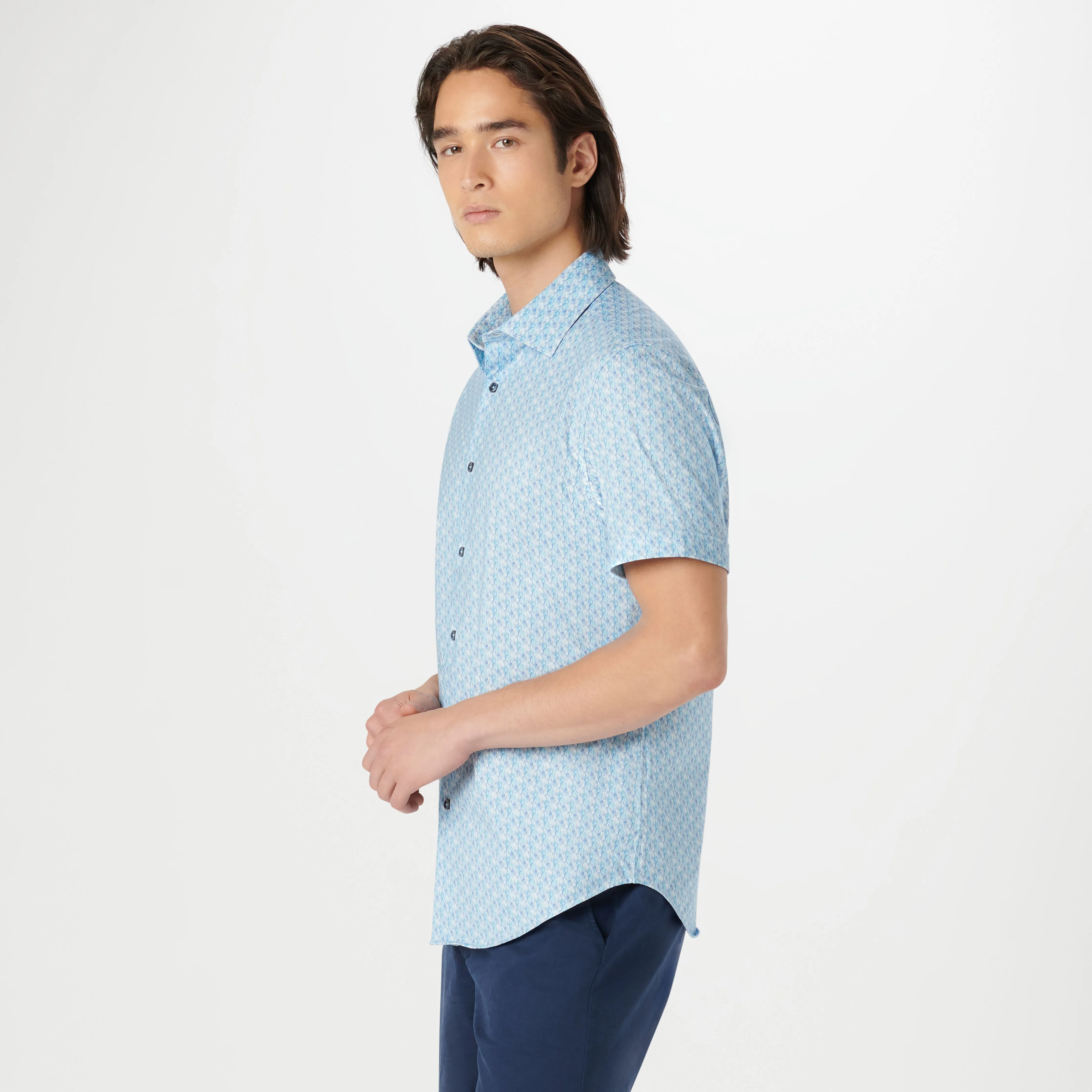 Miles Abstract OoohCotton Short Sleeve Shirt
