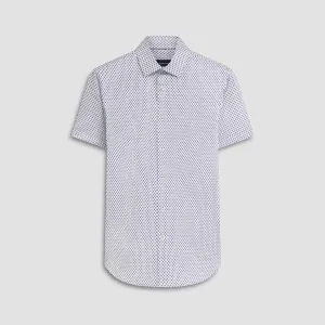 Miles Abstract Print OoohCotton Short Sleeve Shirt