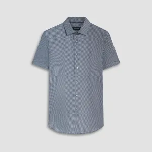 Miles Geometric OoohCotton Short Sleeve Shirt
