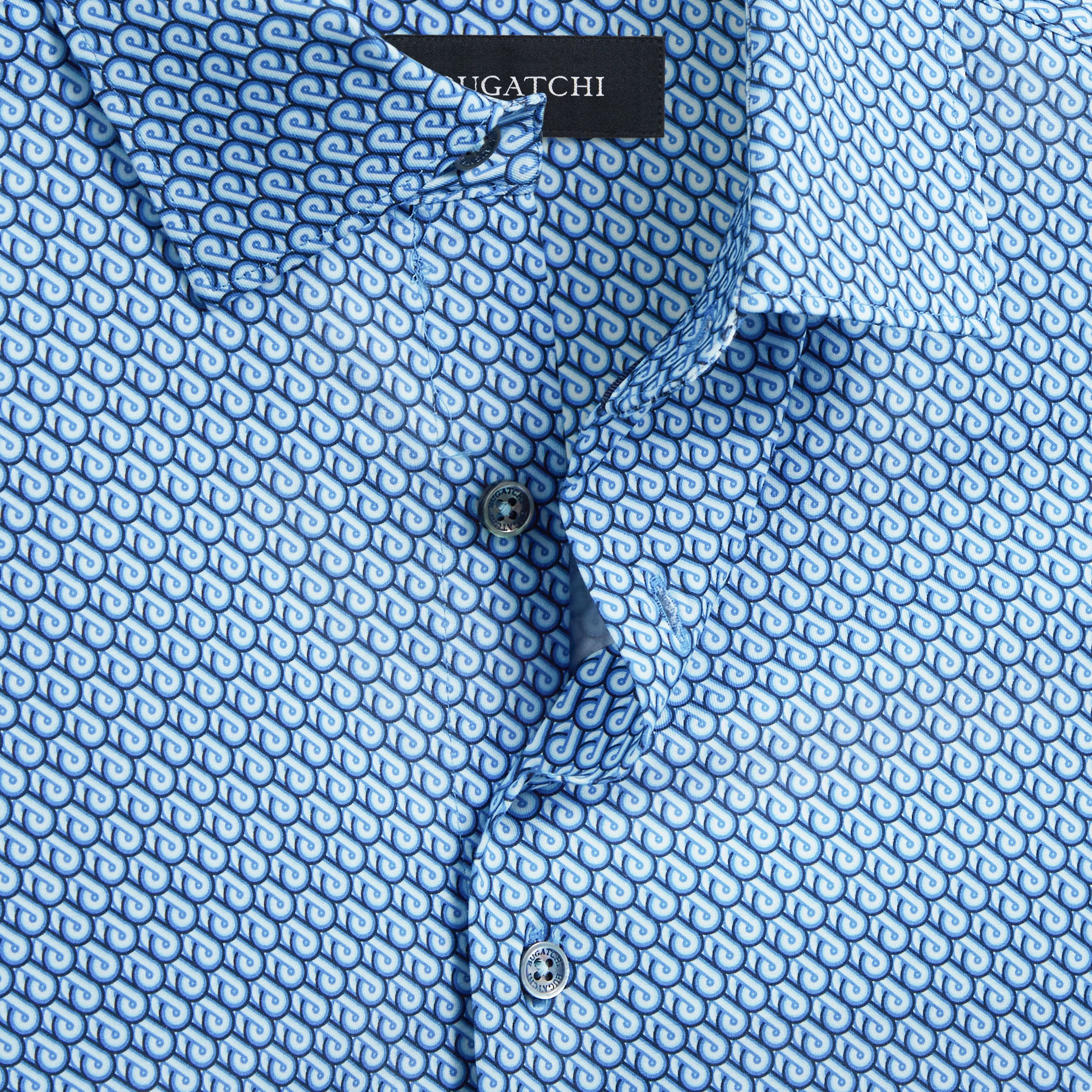 Miles Geometric OoohCotton Short Sleeve Shirt