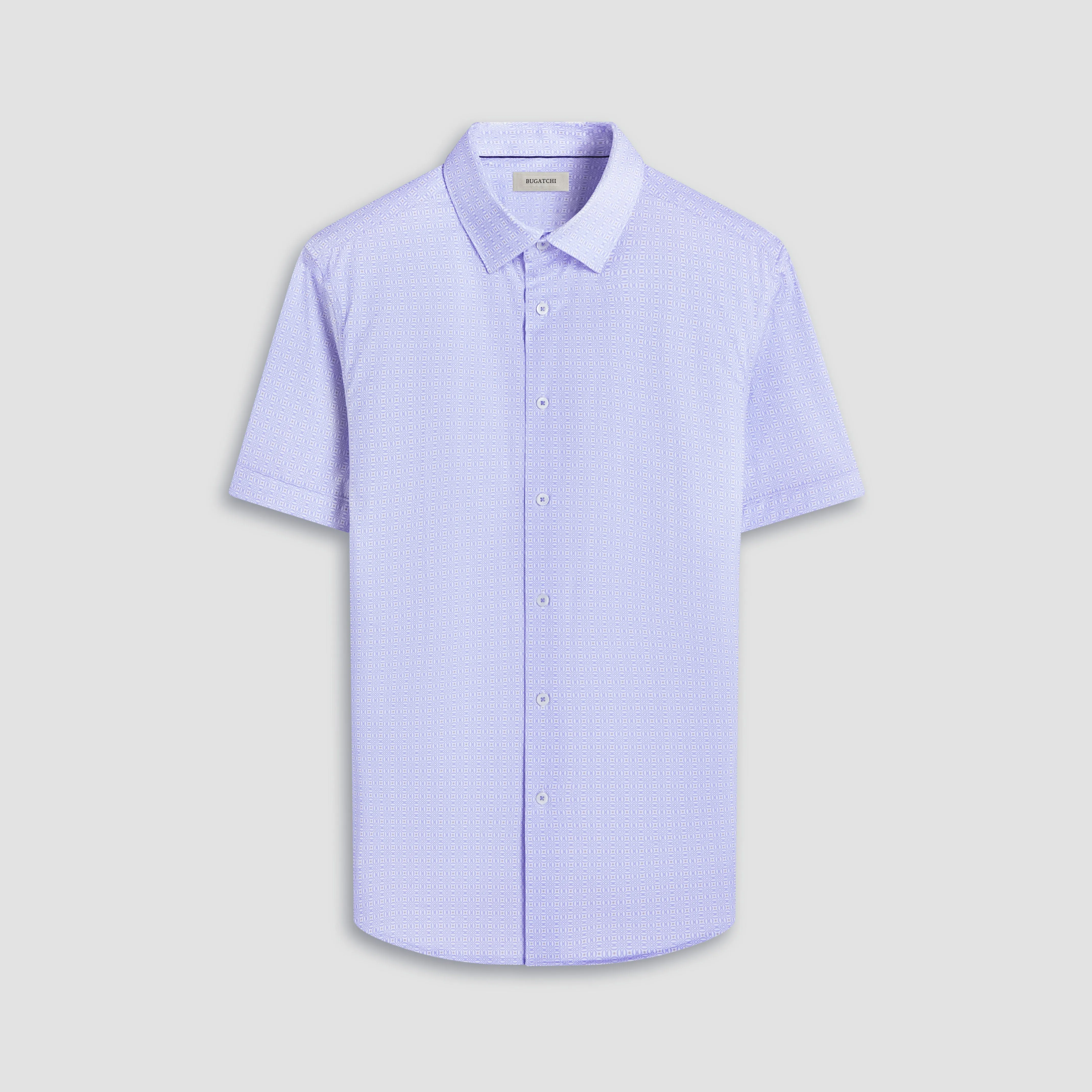 Miles Geometric OoohCotton Short -Sleeve Shirt