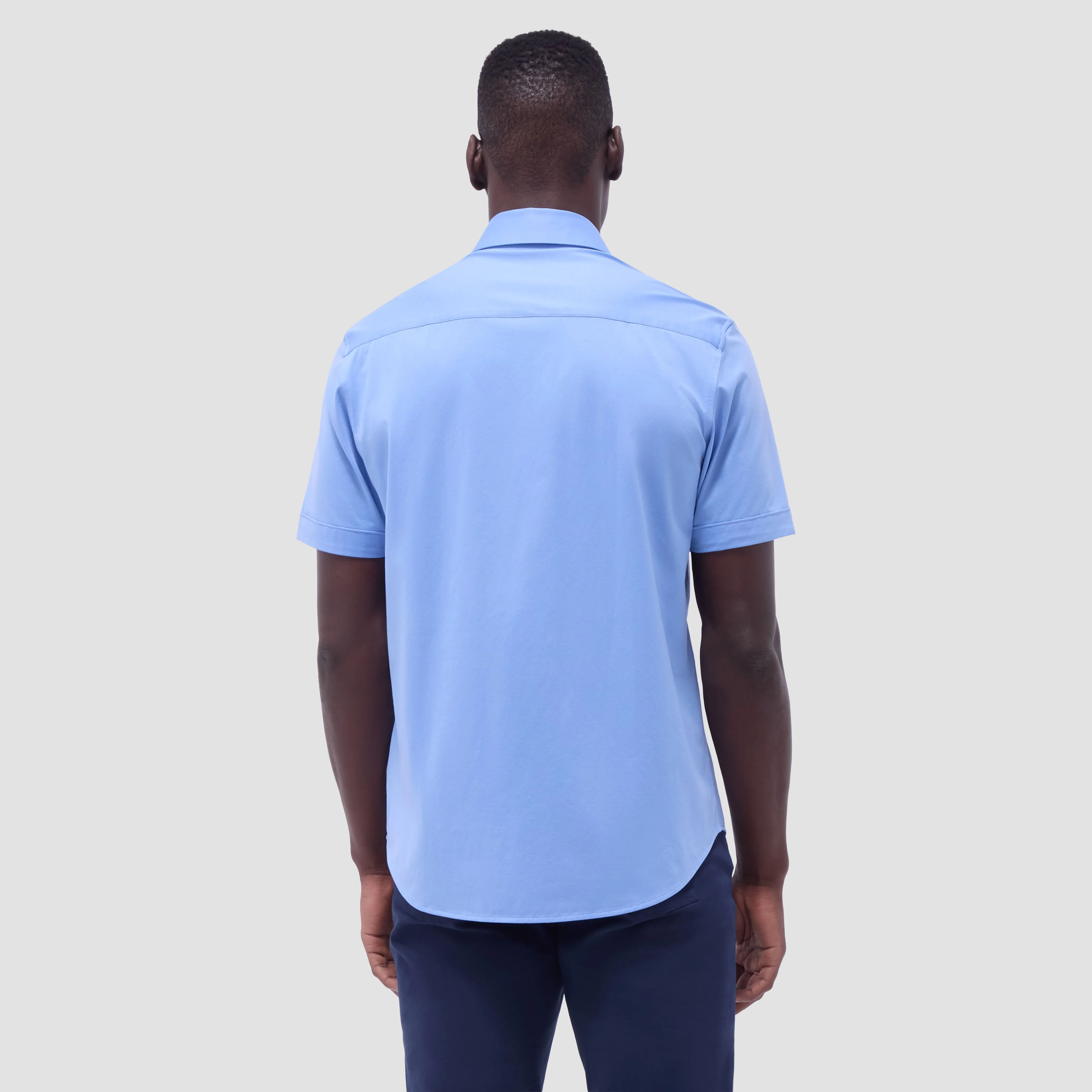 Miles Solid OoohCotton Short Sleeve Shirt