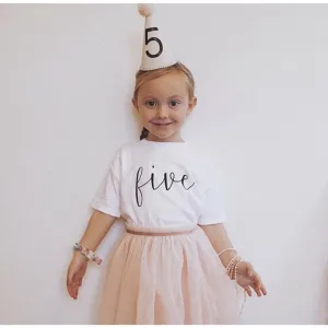 MILESTONE BIRTHDAY T-SHIRT - FIVE