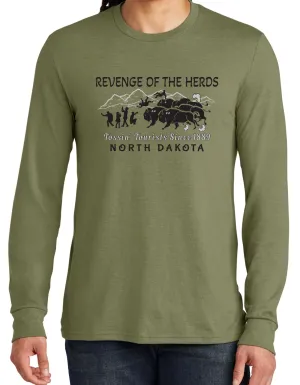 North Dakota Revenge Of The Herds Long Sleeved Tee