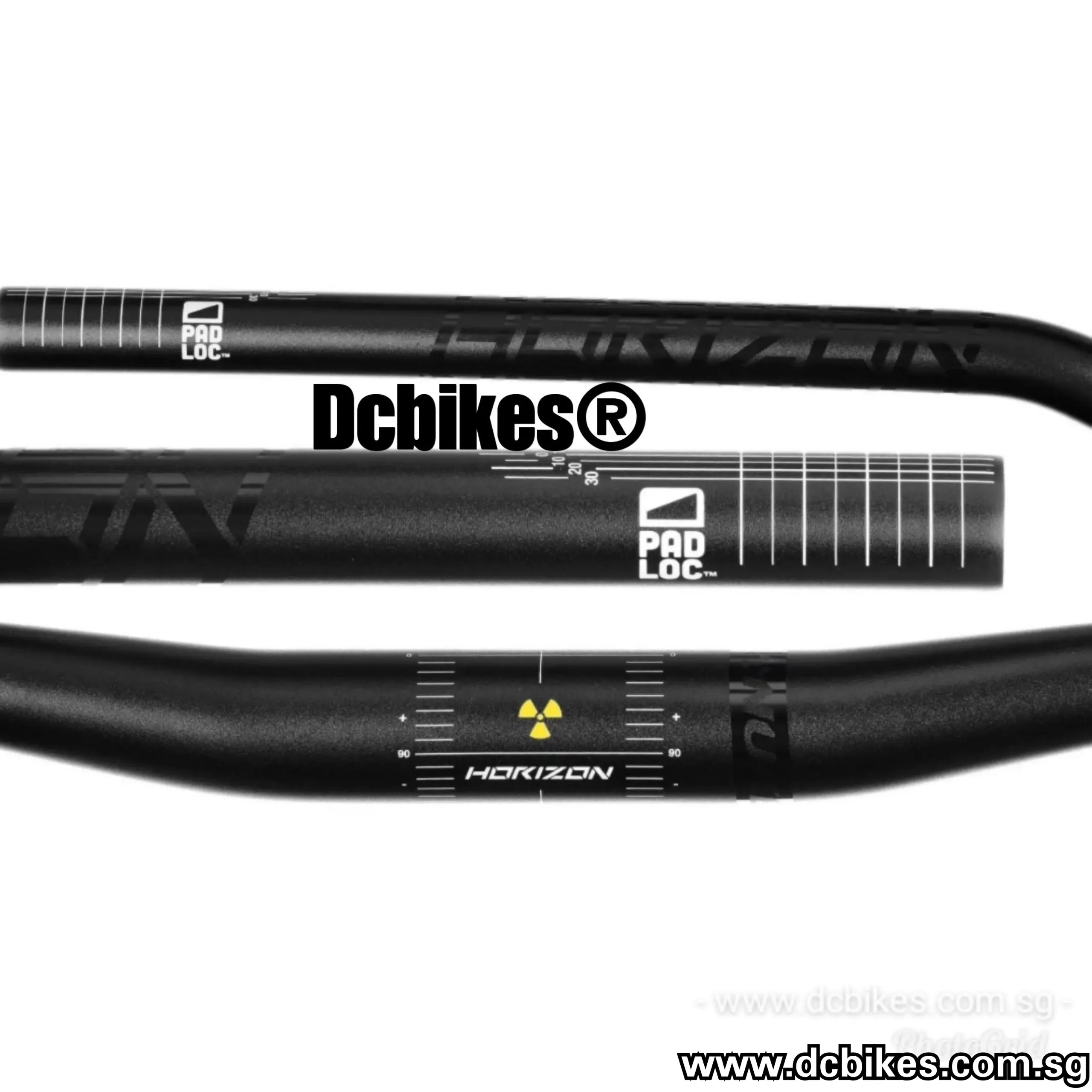 Nukeproof 800mm Carbon Fiber 25mm Riser Handlebar 31.8mm