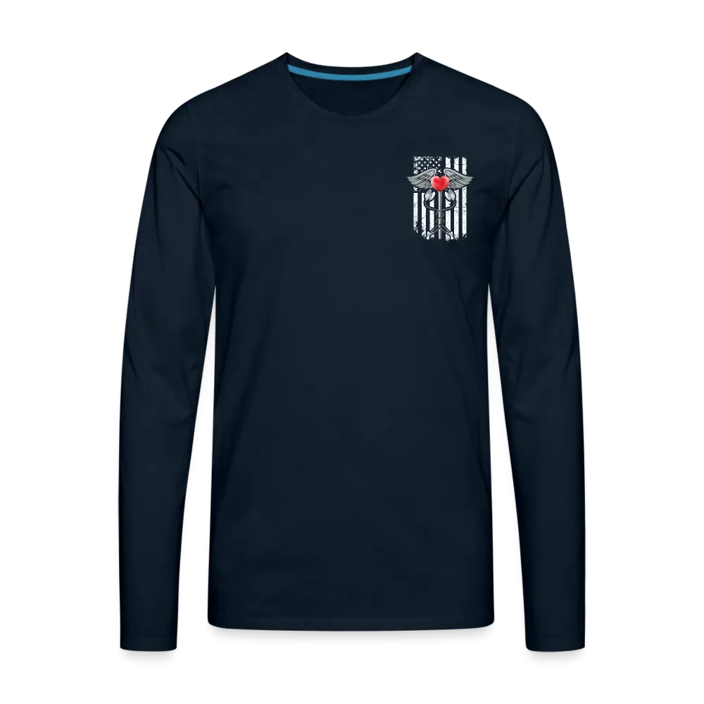 Nurse Flag Men's Premium Long Sleeve T-Shirt (CK1821)
