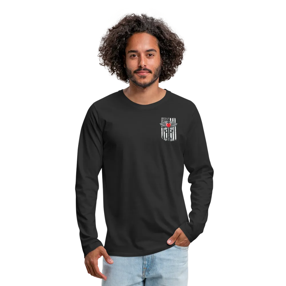 Nurse Flag Men's Premium Long Sleeve T-Shirt (CK1821)