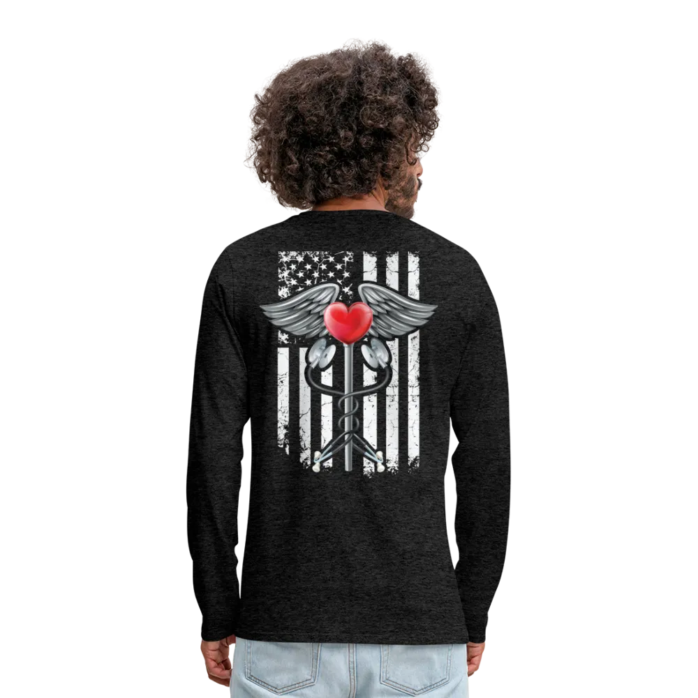 Nurse Flag Men's Premium Long Sleeve T-Shirt (CK1821)