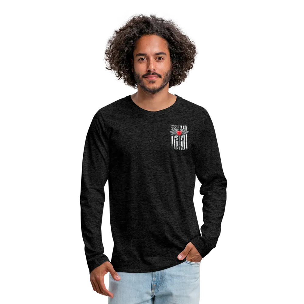 Nurse Flag Men's Premium Long Sleeve T-Shirt (CK1821)