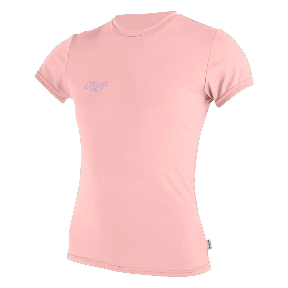 O'Neill Girls Premium Skins Short Sleeve Sun Shirt - Peony