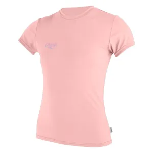 O'Neill Girls Premium Skins Short Sleeve Sun Shirt - Peony