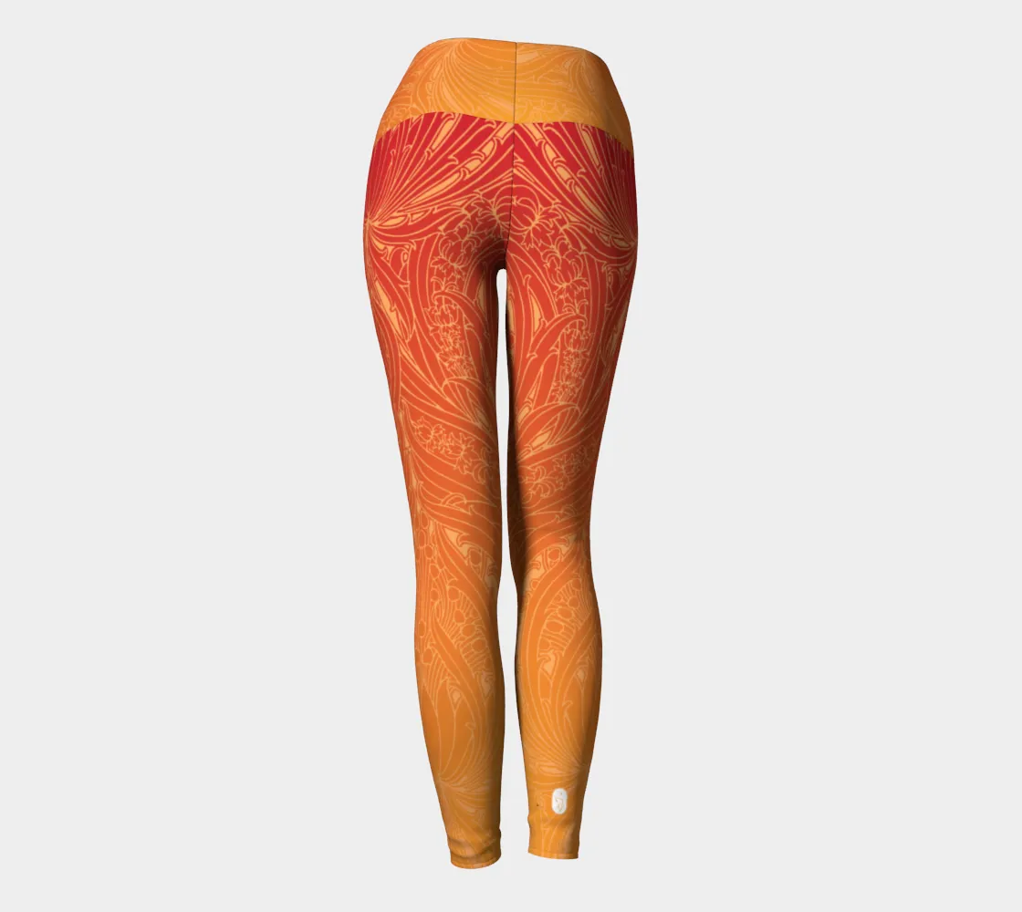 Orange Ombre Art Deco