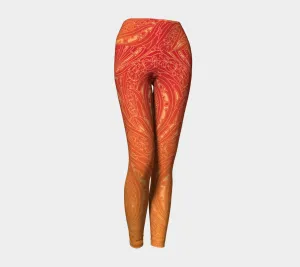 Orange Ombre Art Deco