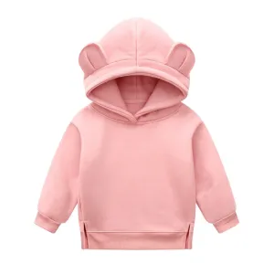 Orangemom Fleece Hooded Sweatshirt for Baby Boys and Girls - Pink