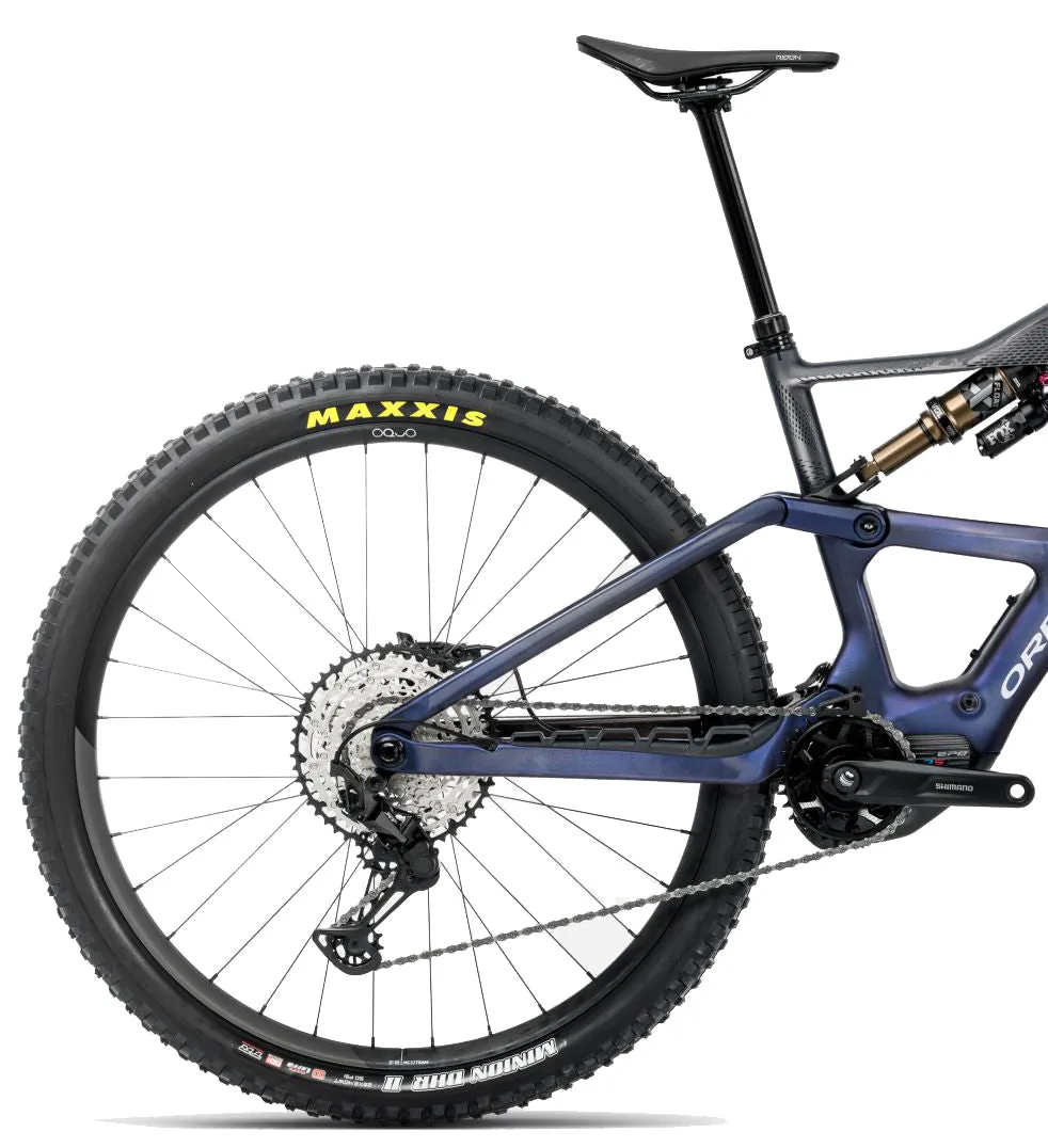 Orbea Rise LT M10 Carbon Electric Full Suspension Mountain Bike 2025 - Tanzanite Carbon View