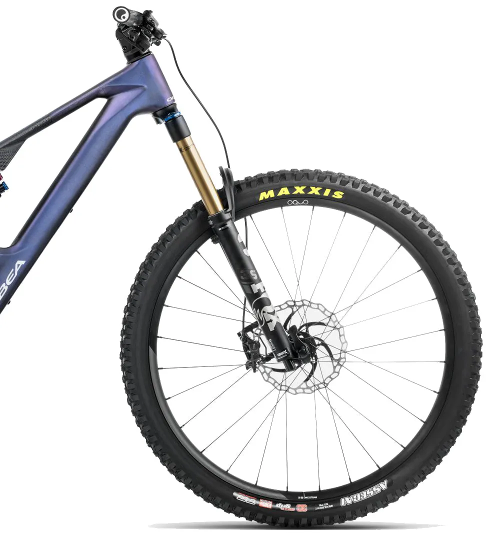 Orbea Rise LT M10 Carbon Electric Full Suspension Mountain Bike 2025 - Tanzanite Carbon View