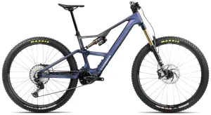 Orbea Rise LT M10 Carbon Electric Full Suspension Mountain Bike 2025 - Tanzanite Carbon View
