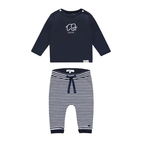 Organic 2-piece Outfit for Baby - Navy