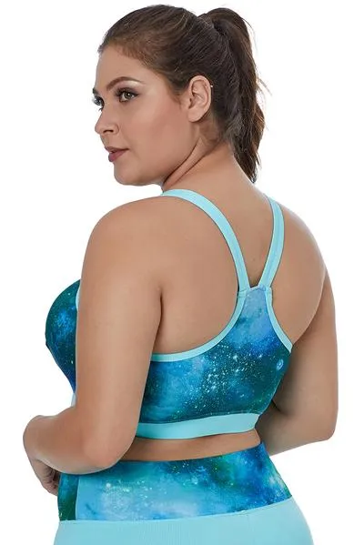 Painting Print Sports Bra Top