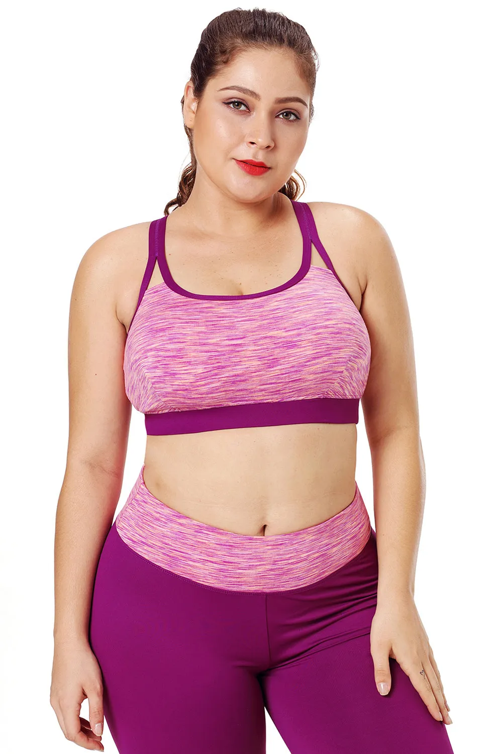 Painting Print Sports Bra Top