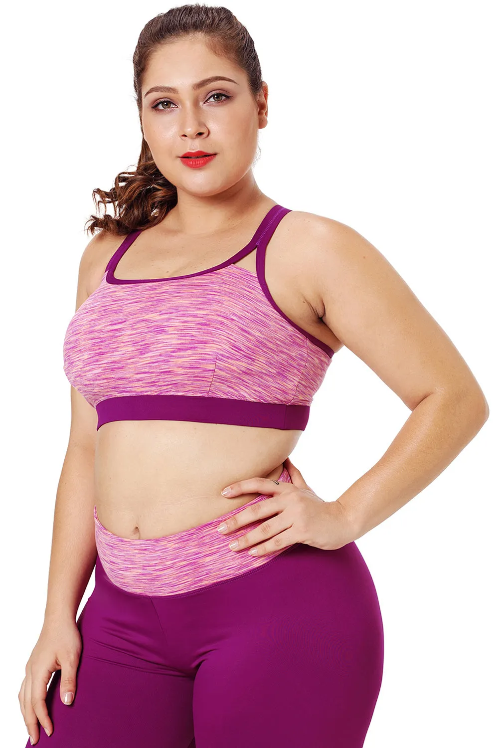 Painting Print Sports Bra Top