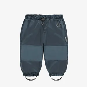 Pantalon d'extérieur mi-saison bleu en nylon, bébé || Outdoor blue pants mid-season in nylon, baby