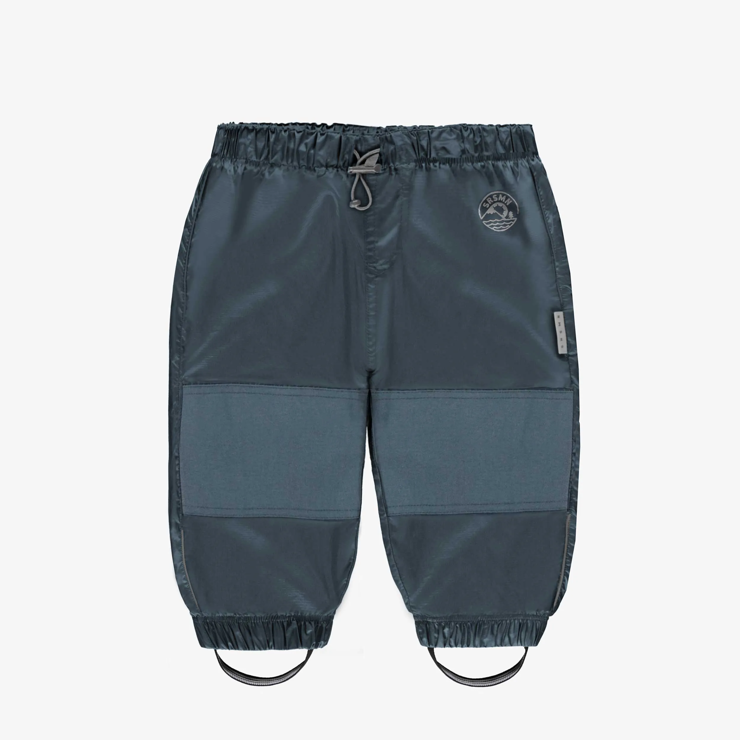 Pantalon d'extérieur mi-saison bleu en nylon, bébé || Outdoor blue pants mid-season in nylon, baby