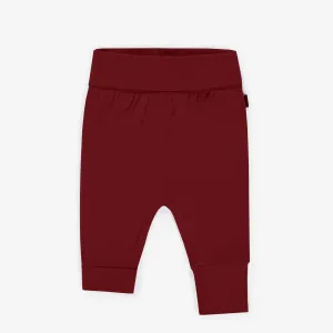 Pantalon évolutif rouge des fêtes, bébé || Red evolutive pant for the holiday, baby