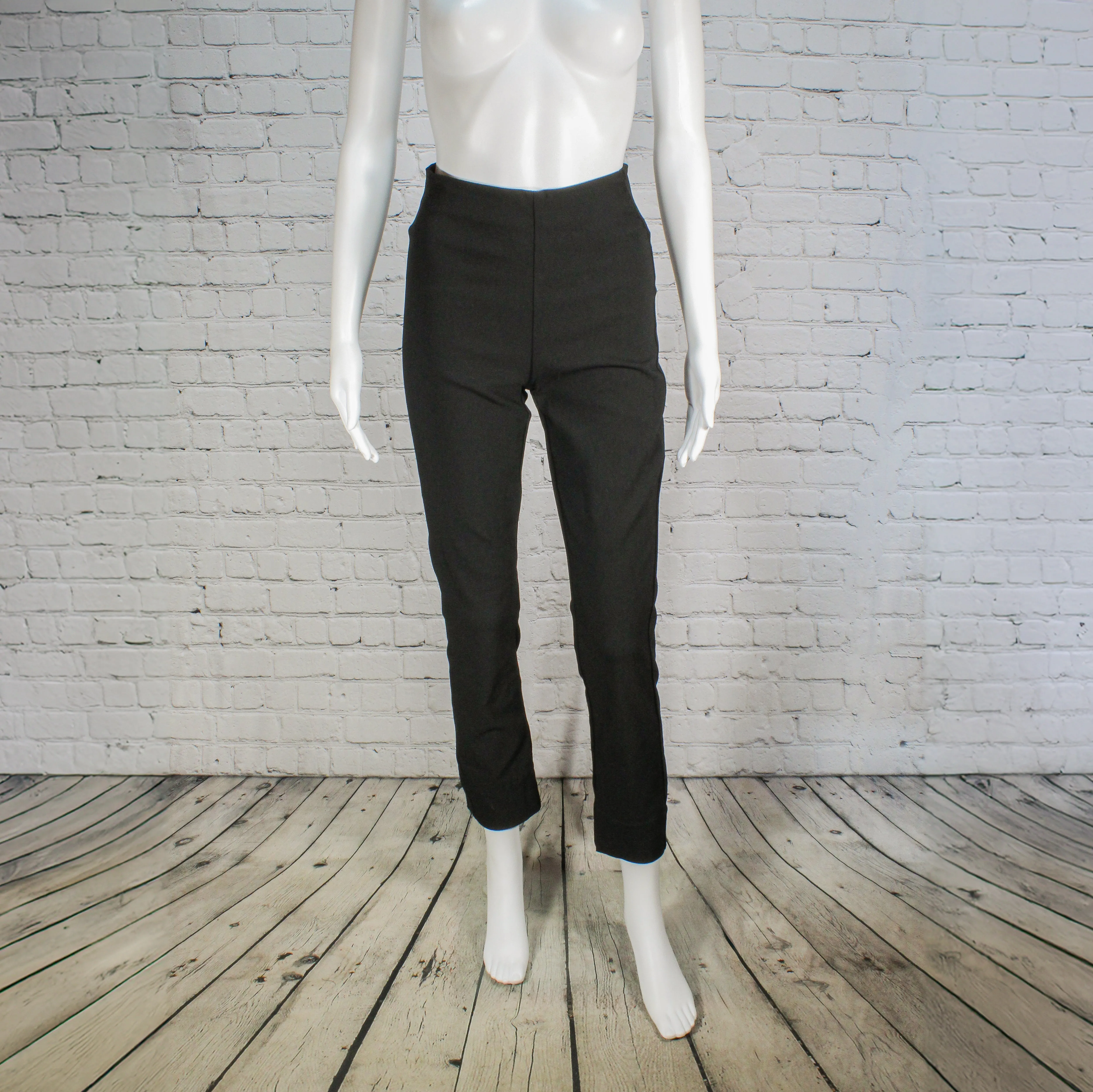 Parson Pant in Black Stretch Twill Fabric by Porto