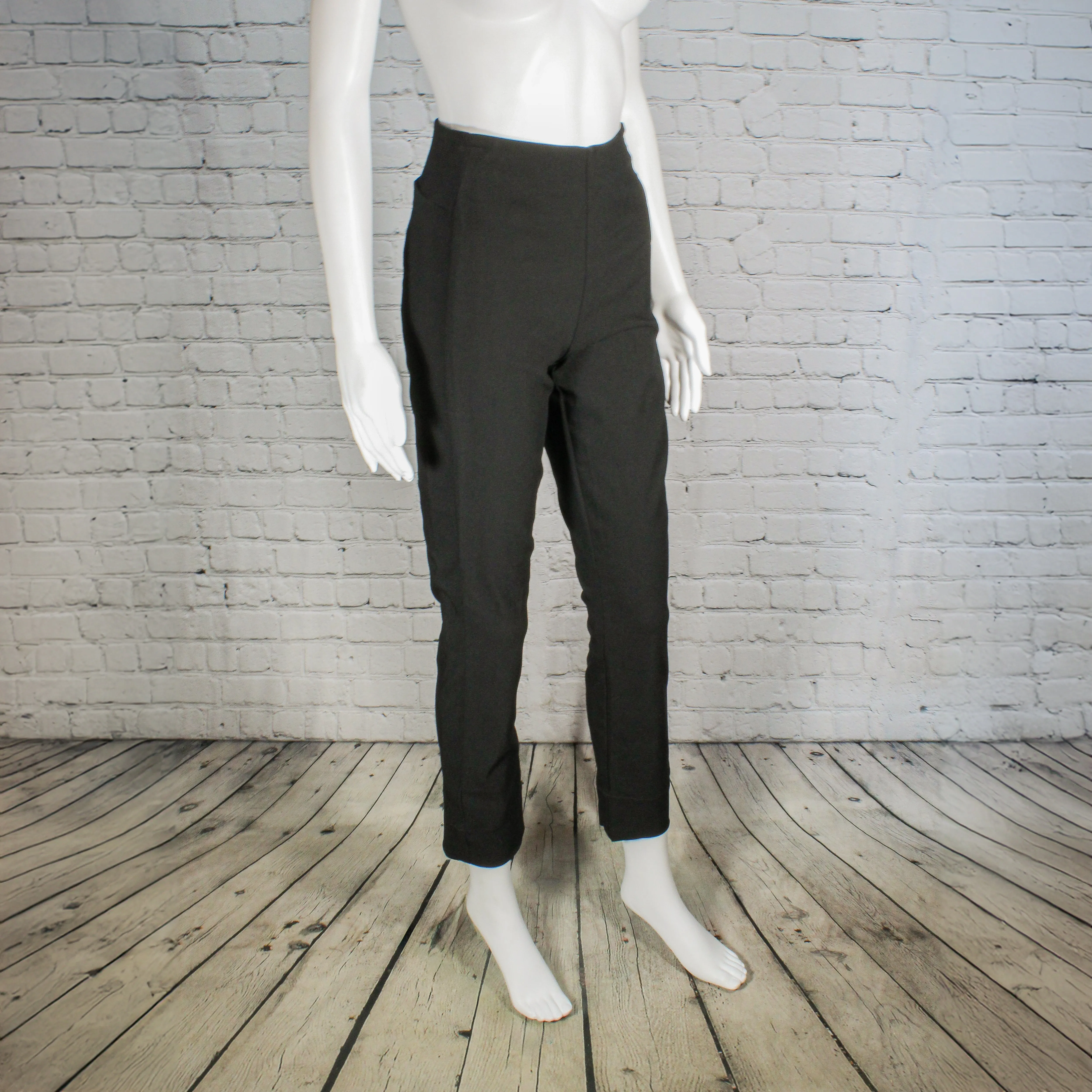 Parson Pant in Black Stretch Twill Fabric by Porto