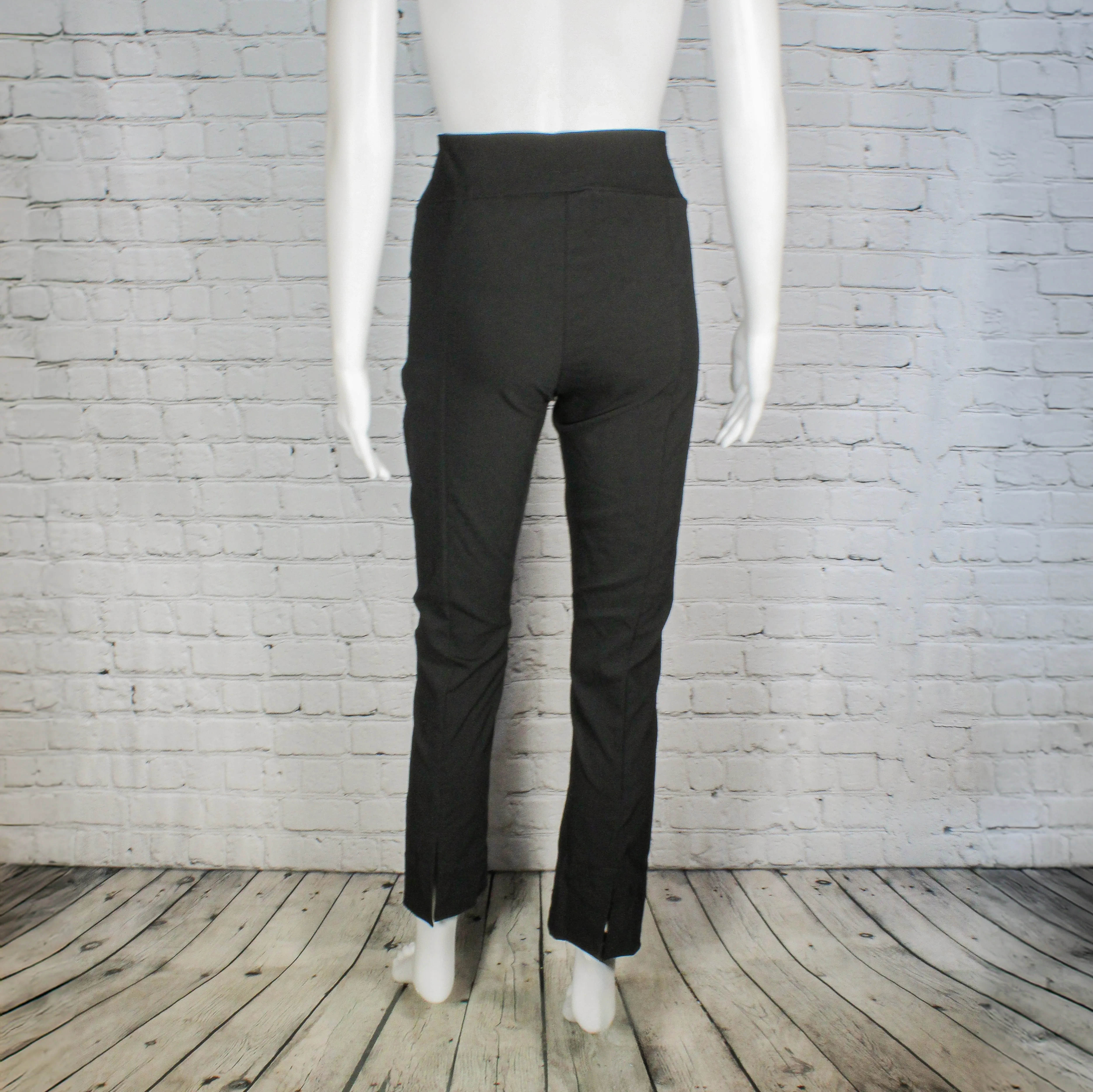 Parson Pant in Black Stretch Twill Fabric by Porto