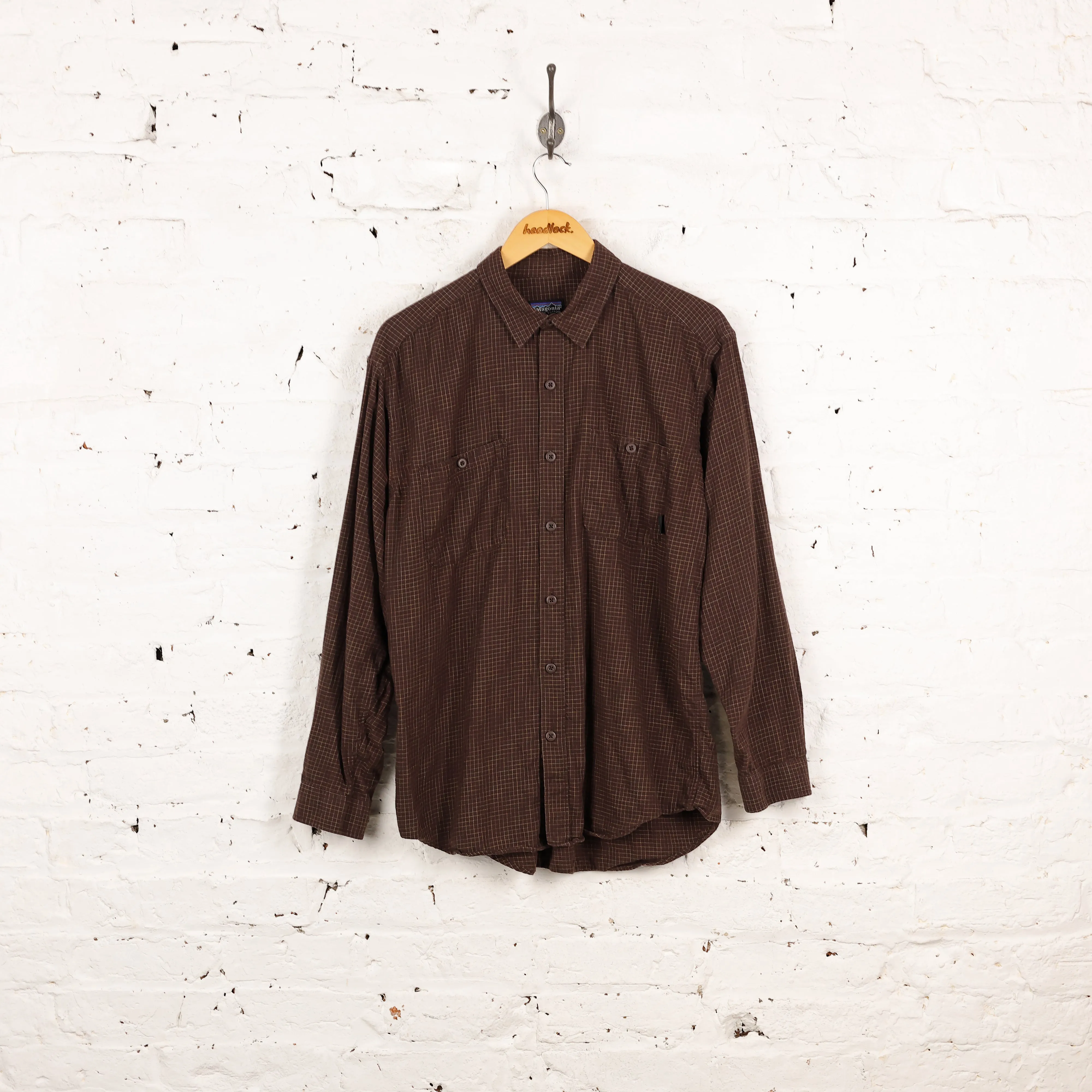 Patagonia Cotton Check Shirt - Brown - M