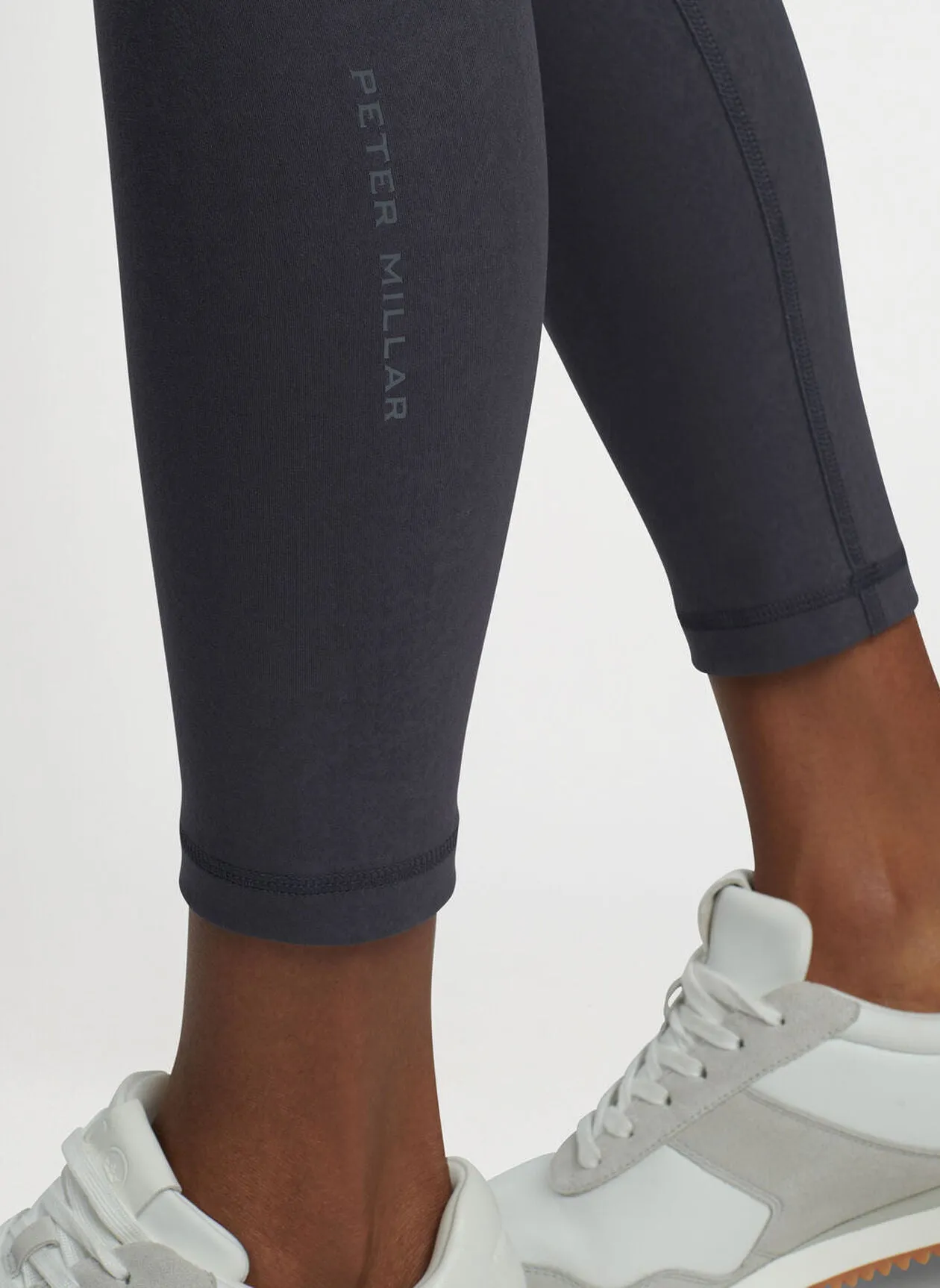 Peter Millar Womens Nova Performance Embossed 7/8 Legging - GRAPHITE