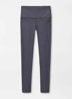 Peter Millar Womens Nova Performance Embossed 7/8 Legging - GRAPHITE