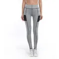 Pink and Grey Highlight Workout Leggings