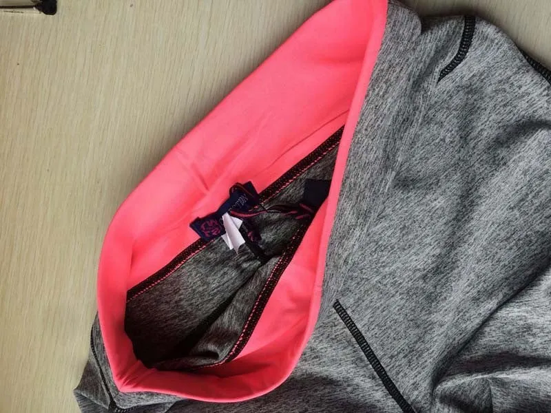 Pink and Grey Highlight Workout Leggings