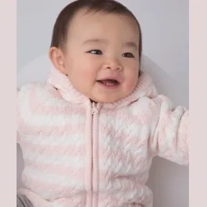 Pink Sherpa Sweater Hoodie