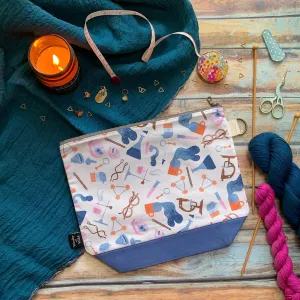 "For the Love of Science"- Knitting Project Bag- Ready to Ship