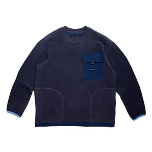 Raised By Wolves Boa Fleece Crewneck Steel