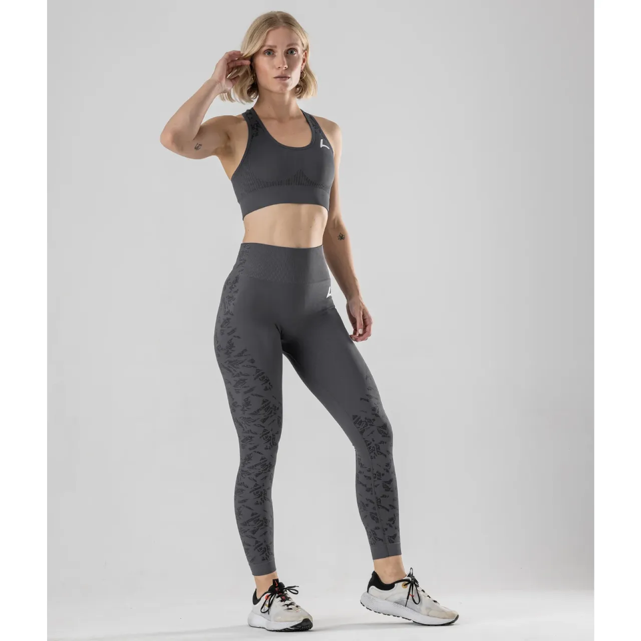Reeva Performance Sport Legging Pattern Gray - Wild