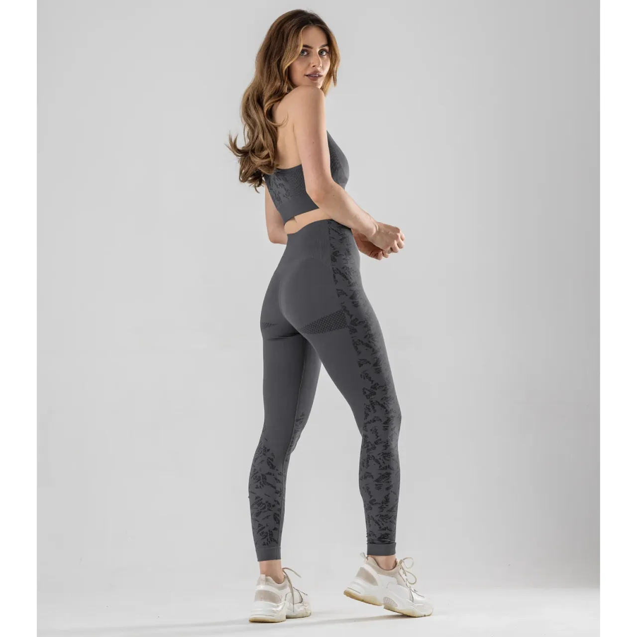 Reeva Performance Sport Legging Pattern Gray - Wild