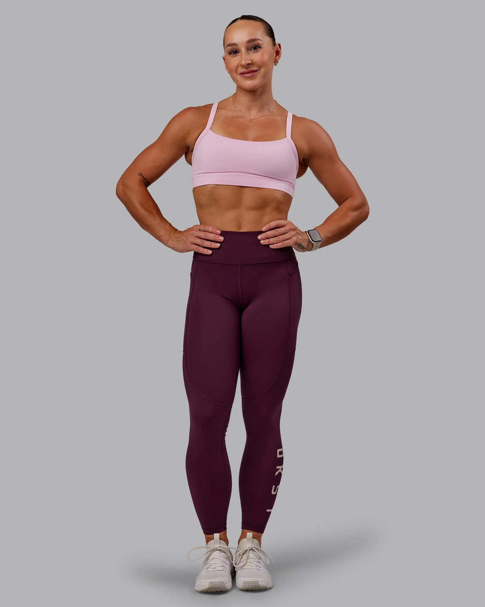 Rep 7/8 Length Tight - Cherry Lacquer-Marshmallow