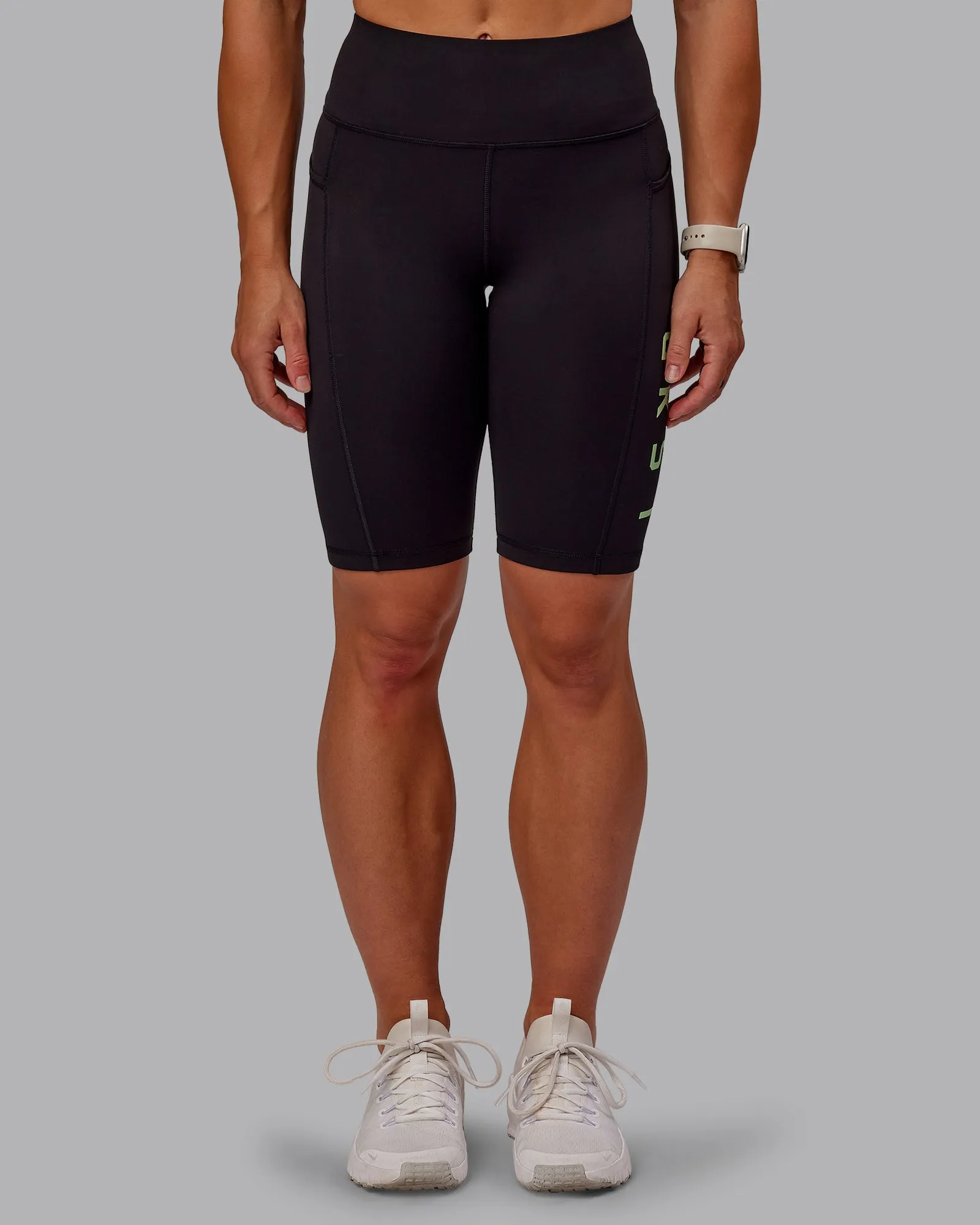 Rep Bike Short Tight - Black-Surreal Green