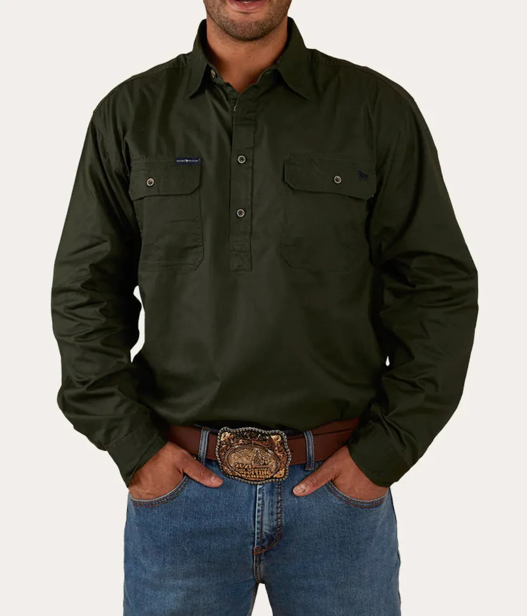 Ringers Western King River Half Button Shirt