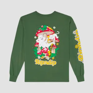 Ripndip Caterpiller Garden Longsleeve T-Shirt Olive