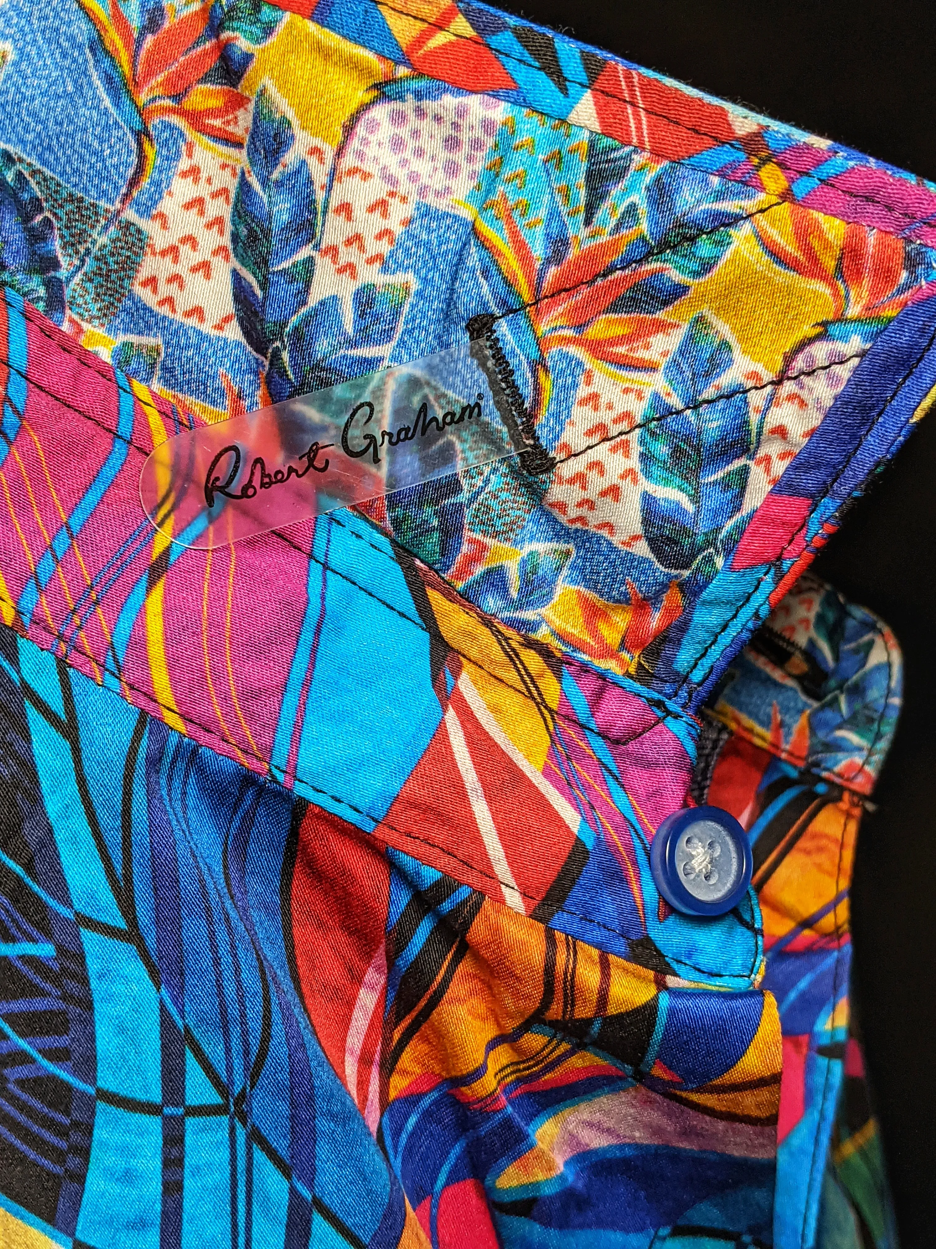 Robert Graham Billings Long Sleeve Colorful Shirt Size Medium