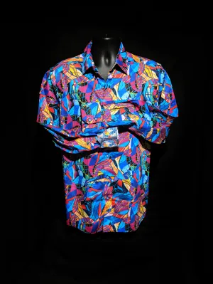 Robert Graham Billings Long Sleeve Colorful Shirt Size Medium